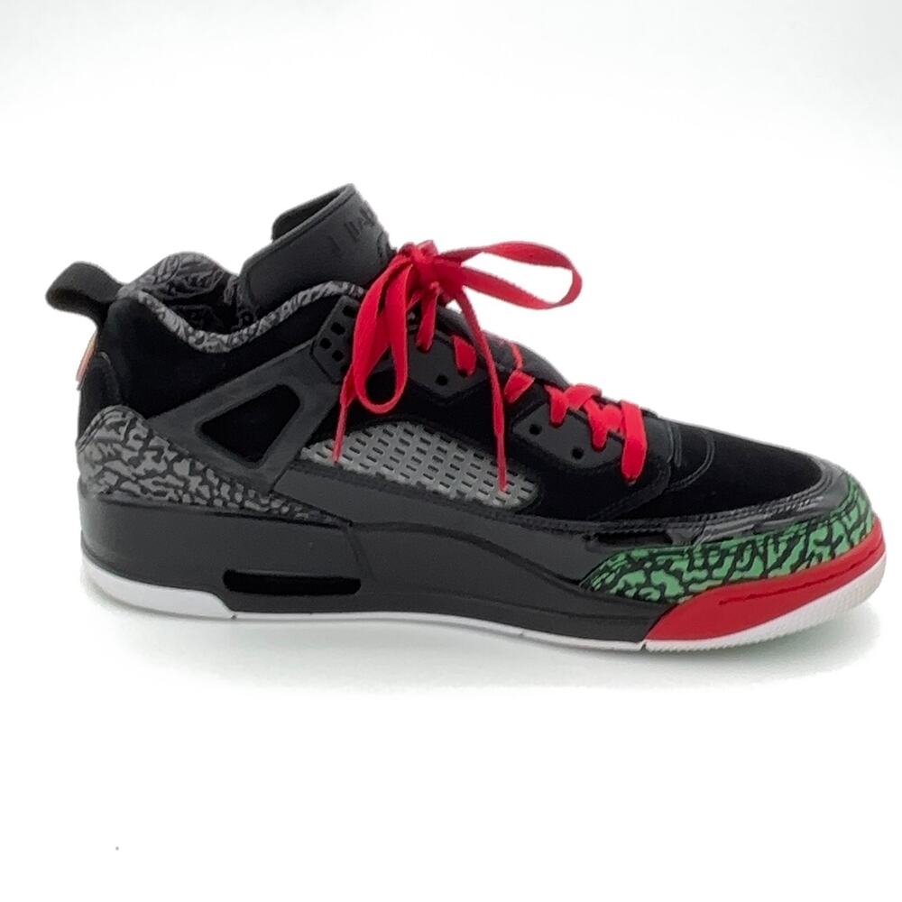 Jordan Spizike Low Black Classic Green Varsity Red FQ1759-060 Mens Size 12 - Picture 10 of 12